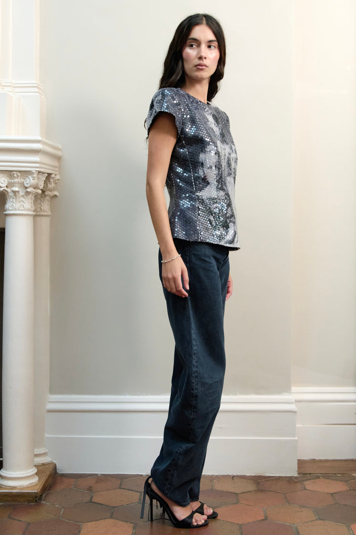 Alexander McQueen Sequin Top (AW 1998)