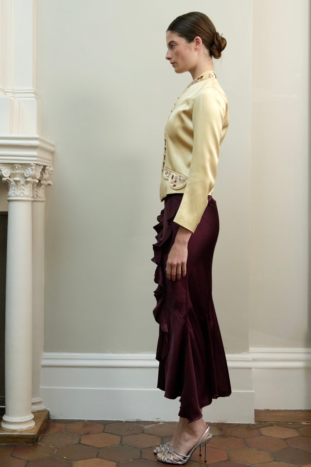 John Galliano Embroidered Satin Jacket (SS 2006)