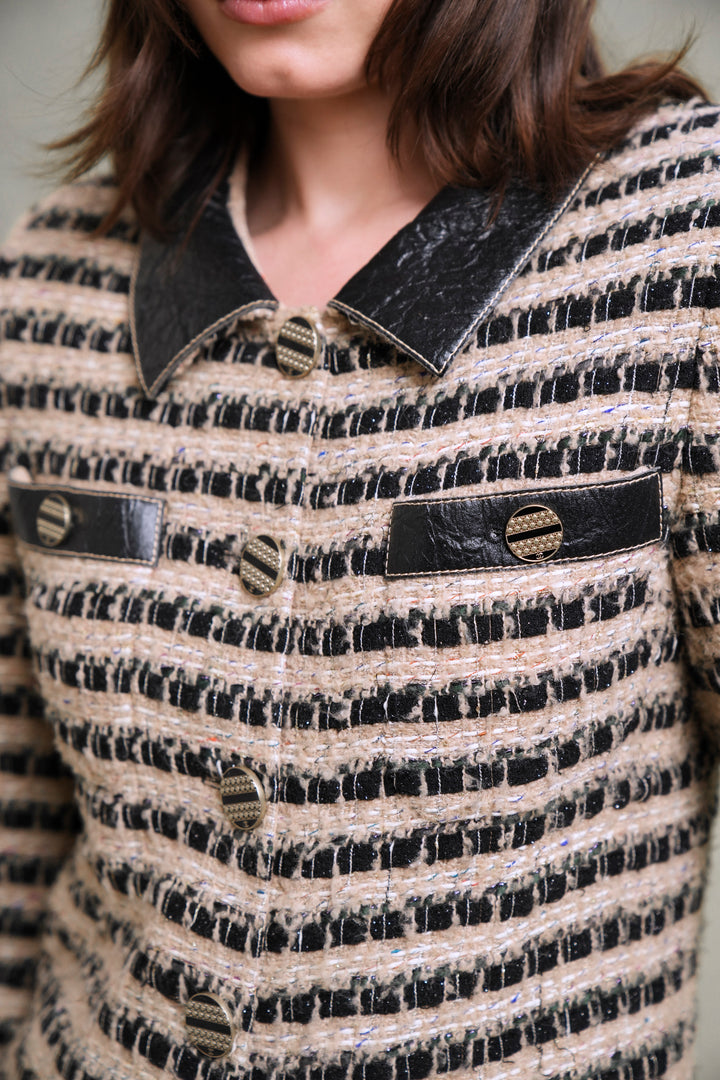 Chanel Egyptomania Fantasy Tweed Suit by Karl Lagerfeld (Pre-Fall 2019)