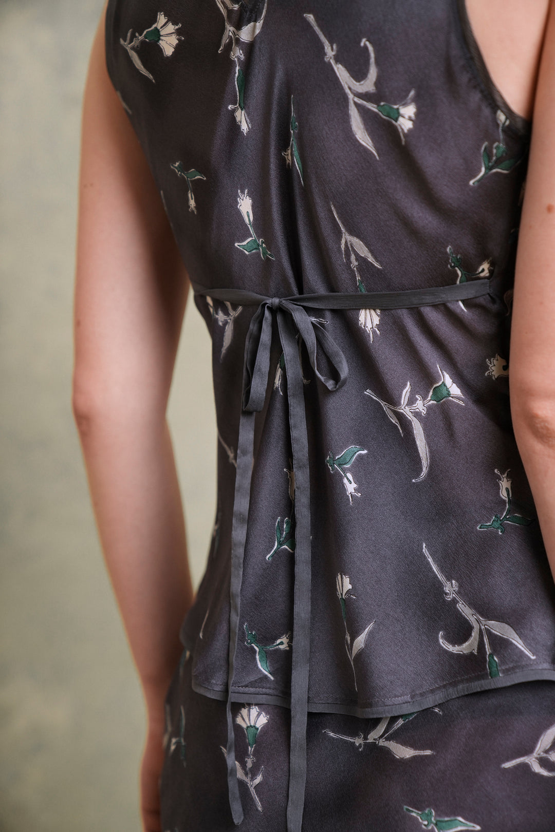 Prada Printed Floral Top and Skirt Set by Miuccia Prada (AW 1997)