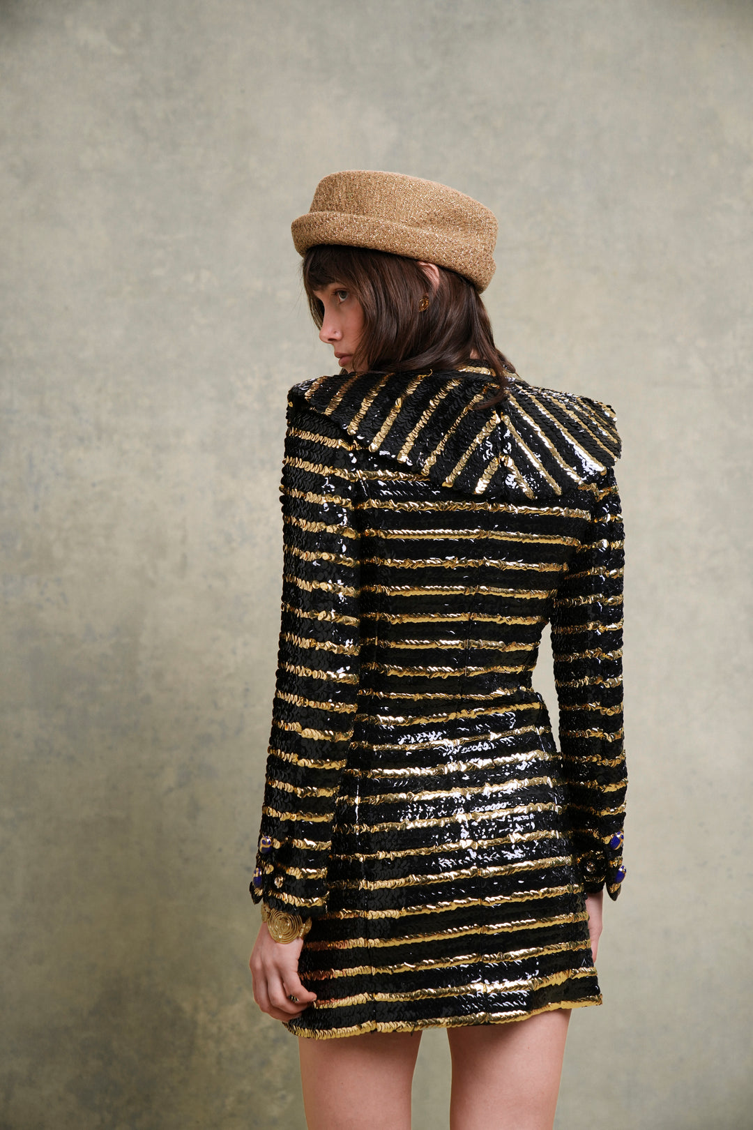 Chanel Sequined Egyptomania Coat Dress by Karl Lagerfeld (Pre-Fall 2019)