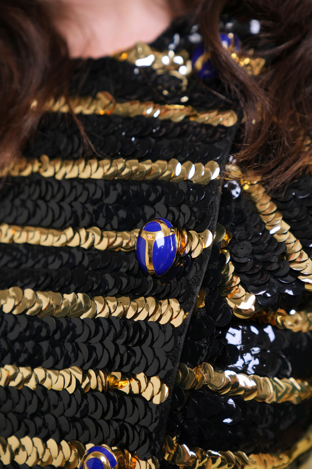 Chanel Sequined Egyptomania Coat Dress by Karl Lagerfeld (Pre-Fall 2019)
