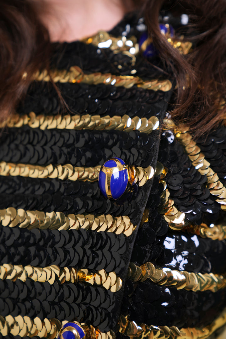 Chanel Sequined Egyptomania Coat Dress by Karl Lagerfeld (Pre-Fall 2019)