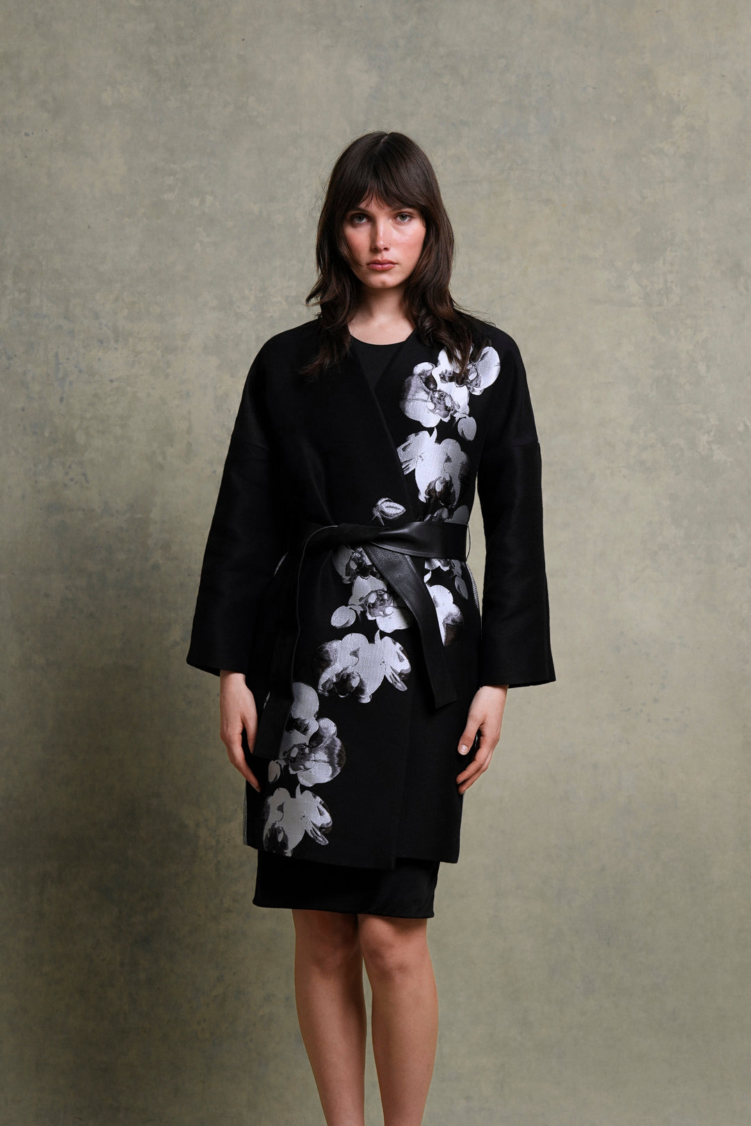 Fendi Orchid Embroidered Coat by Karl Lagerfeld (C 2015)