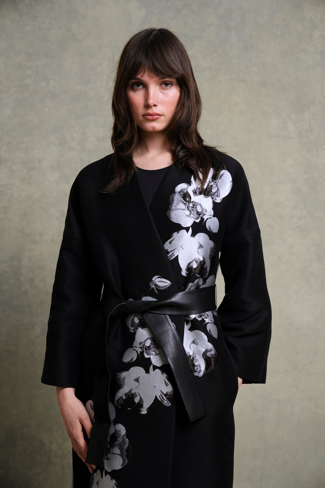 Fendi Orchid Embroidered Coat by Karl Lagerfeld (C 2015)