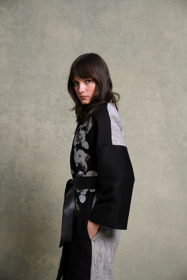 Fendi Orchid Embroidered Coat by Karl Lagerfeld (C 2015)