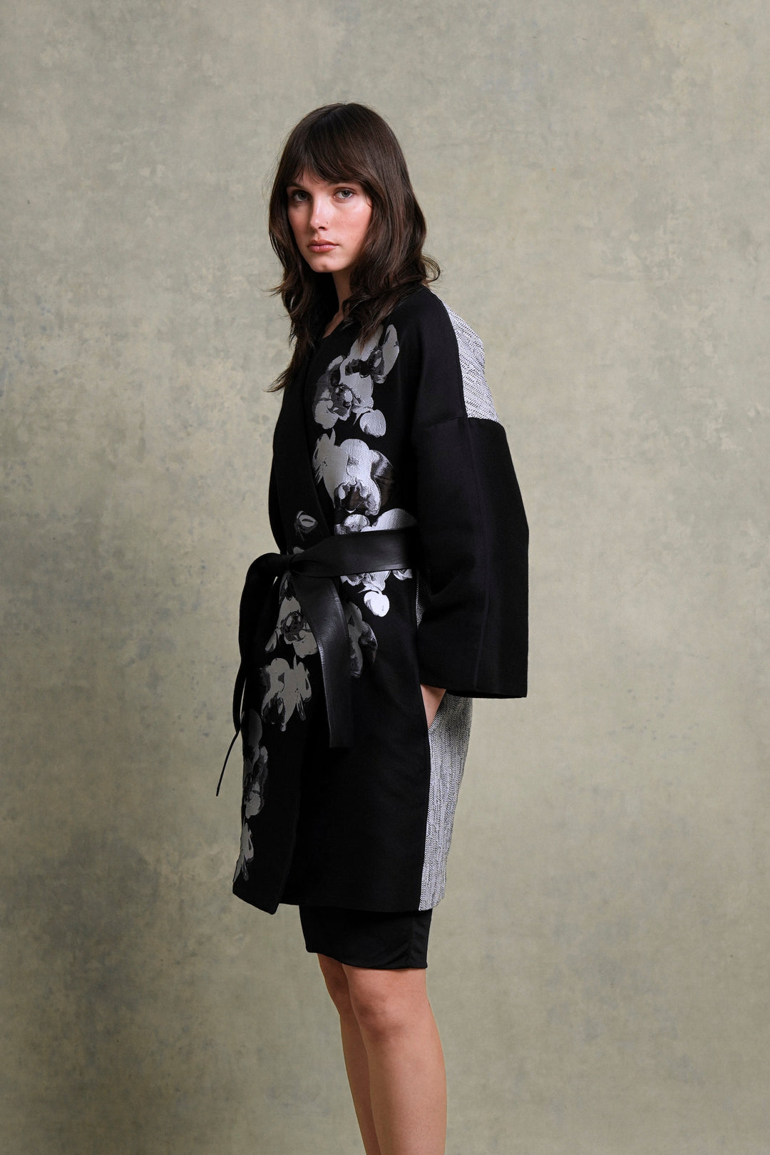 Fendi Orchid Embroidered Coat by Karl Lagerfeld (C 2015)