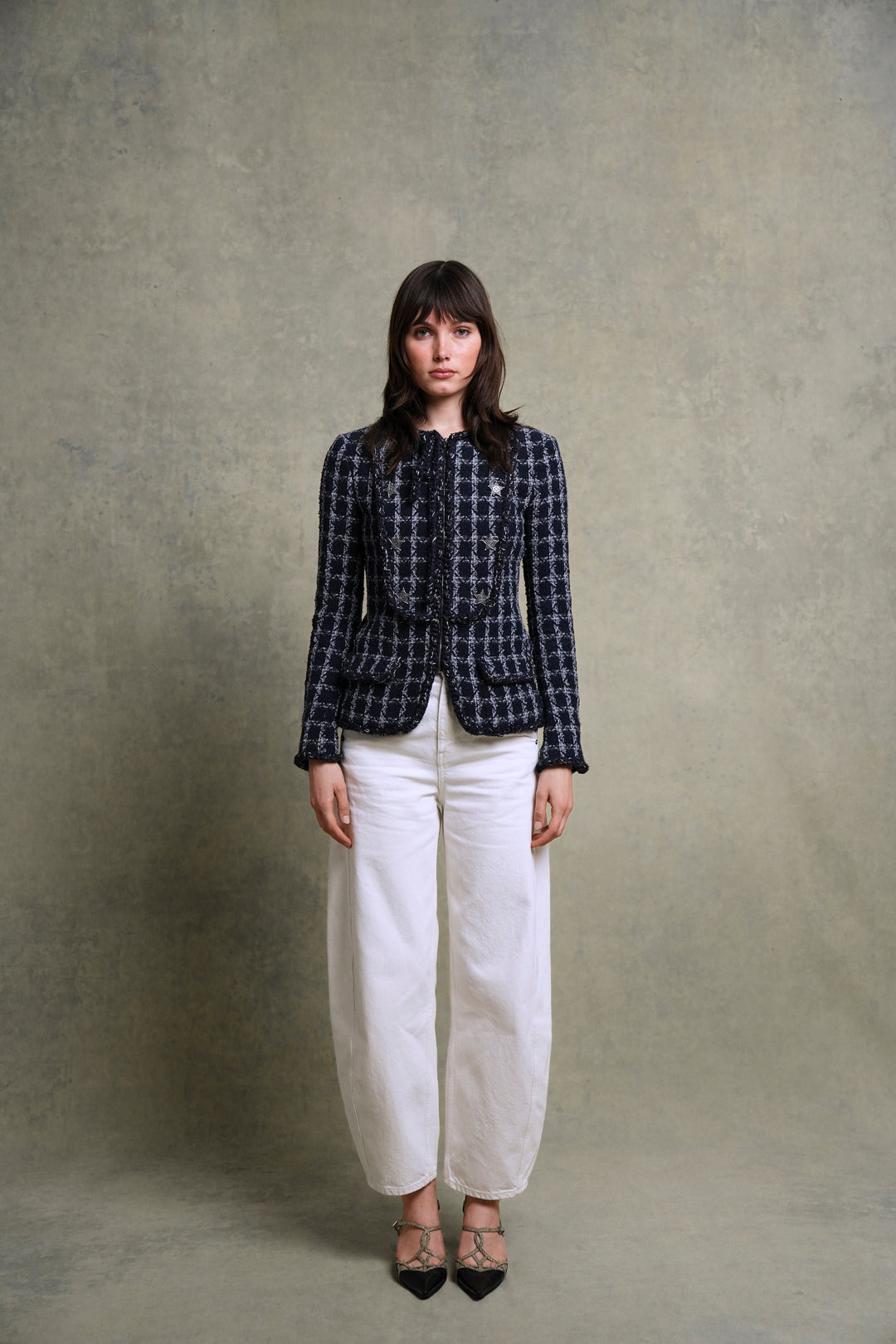 Chanel Paris-Dallas Blue Tweed Jacket by Karl Lagerfeld (Pre-Fall 2014)