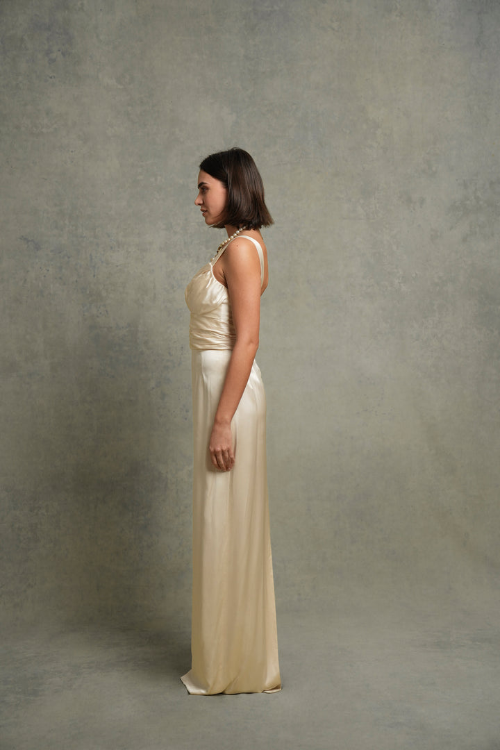 Dolce & Gabbana Ivory Satin Dress (SS 2011)