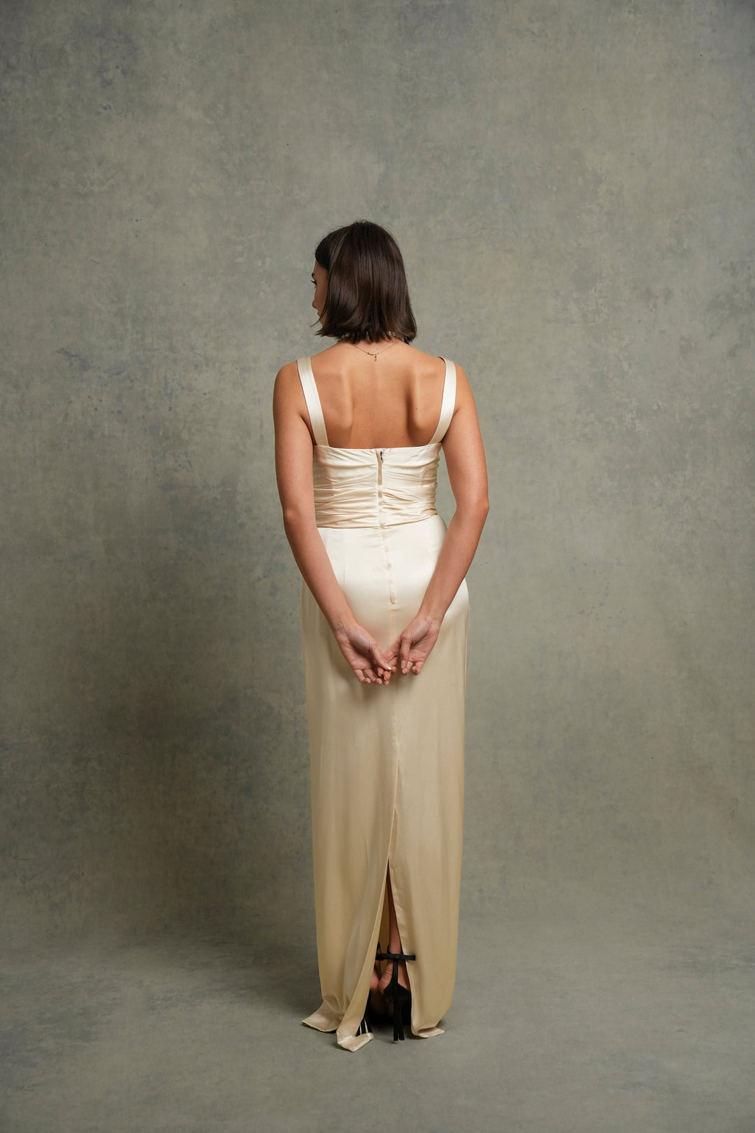 Dolce & Gabbana Ivory Satin Dress (SS 2011)