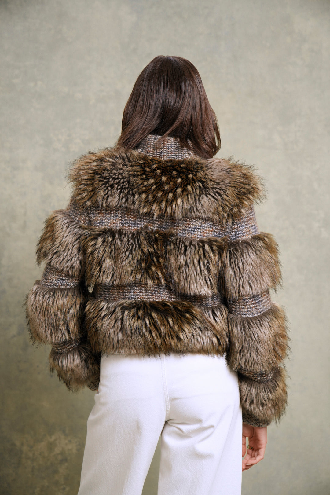 Chanel Faux Fur & Tweed Jacket by Karl Lagerfeld (AW 2018)