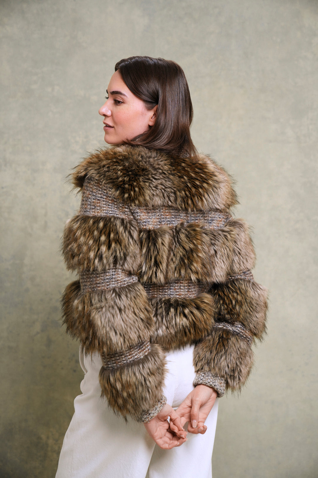Chanel Faux Fur & Tweed Jacket by Karl Lagerfeld (AW 2018)