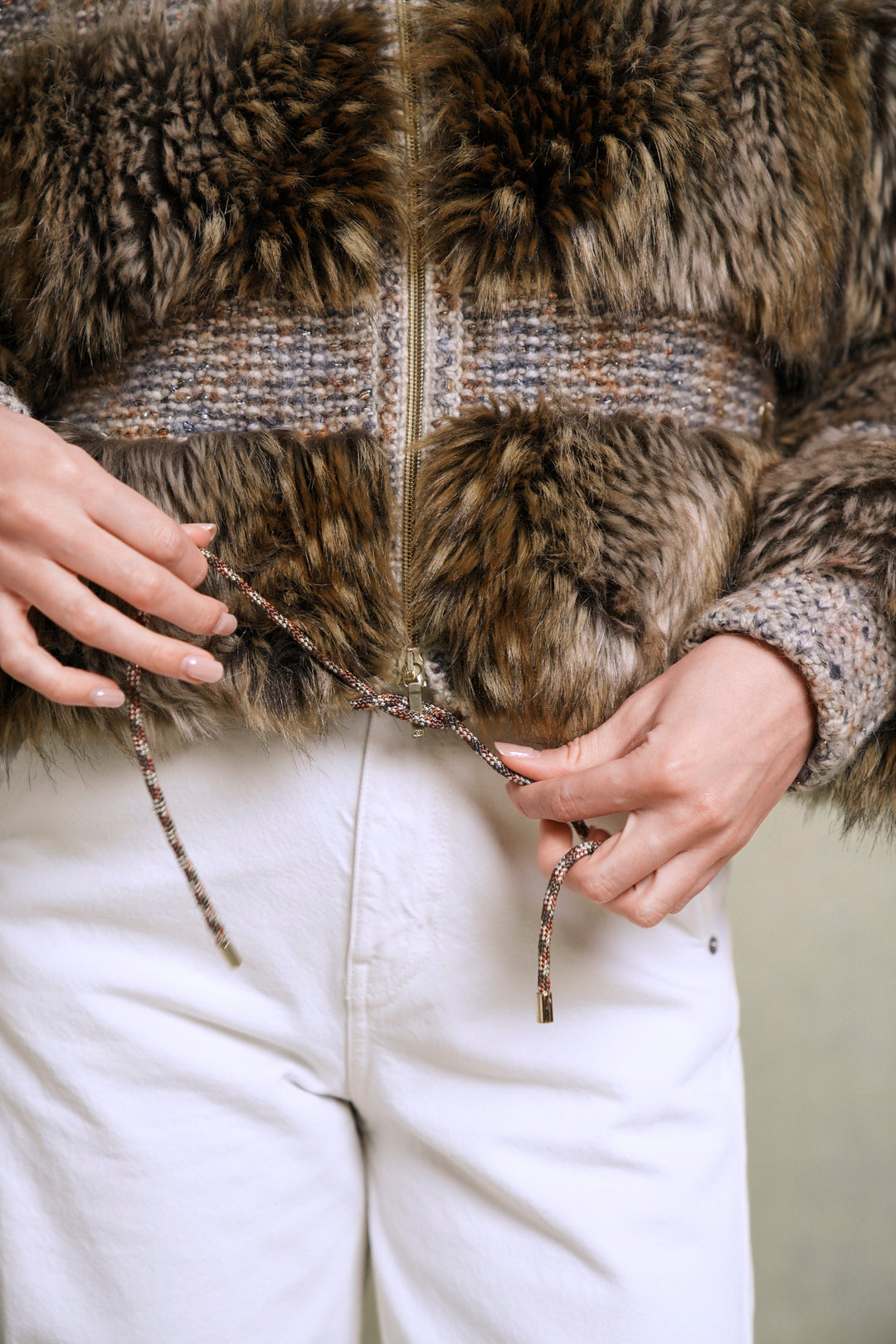 Chanel Faux Fur & Tweed Jacket by Karl Lagerfeld (AW 2018)