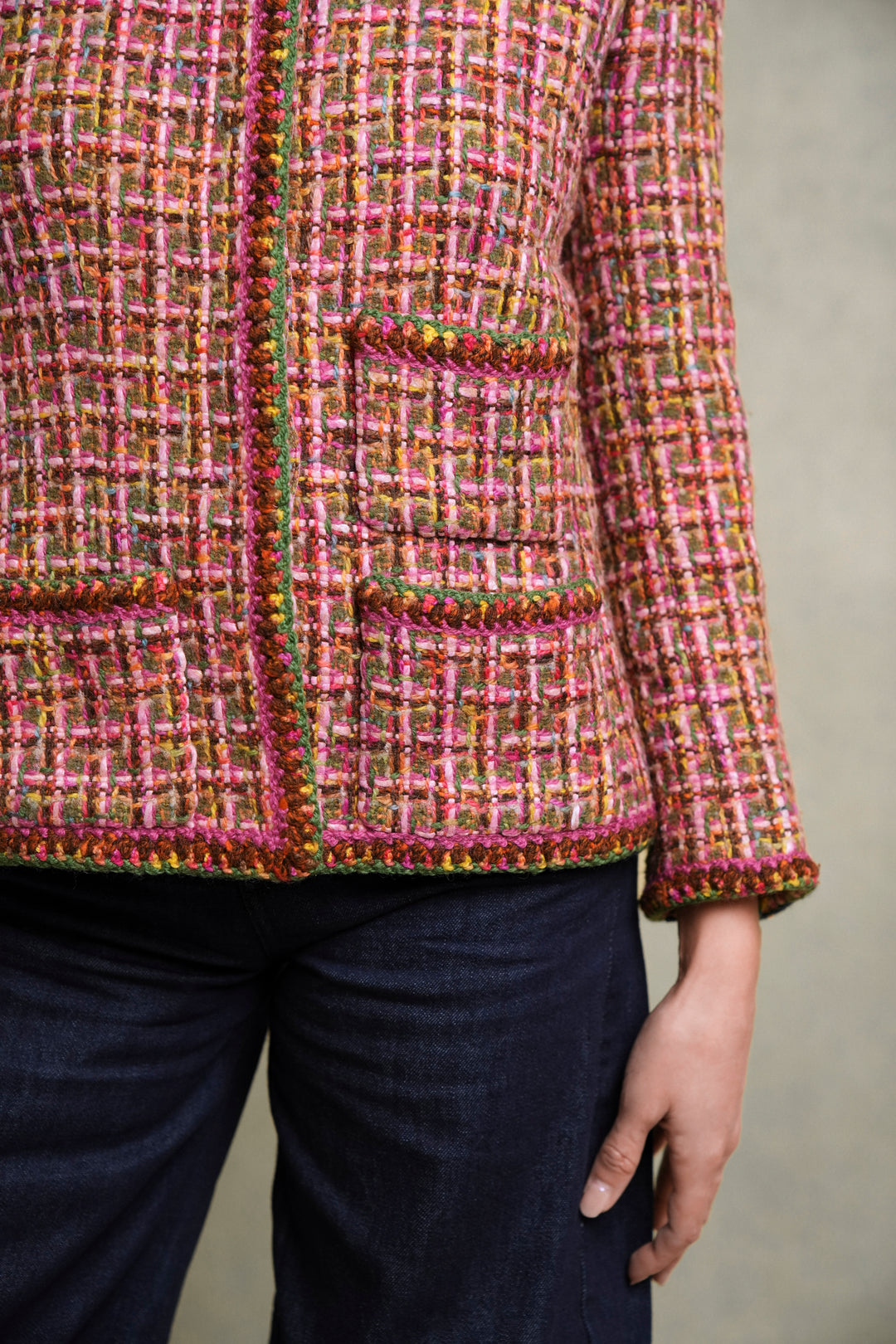 Chanel Multicolour Tweed Jacket by Karl Lagerfeld (AW 2001)