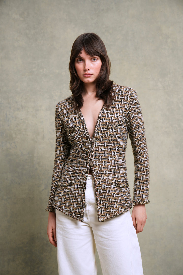 Chanel Paris-Dallas Tweed Jacket by Karl Lagerfeld (Pre-Fall 2014)