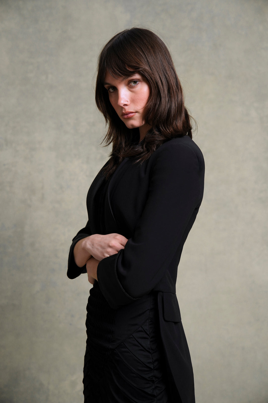 Alexander McQueen Black Cutout Shoulder Tailcoat by Sarah Burton (SS 2011)