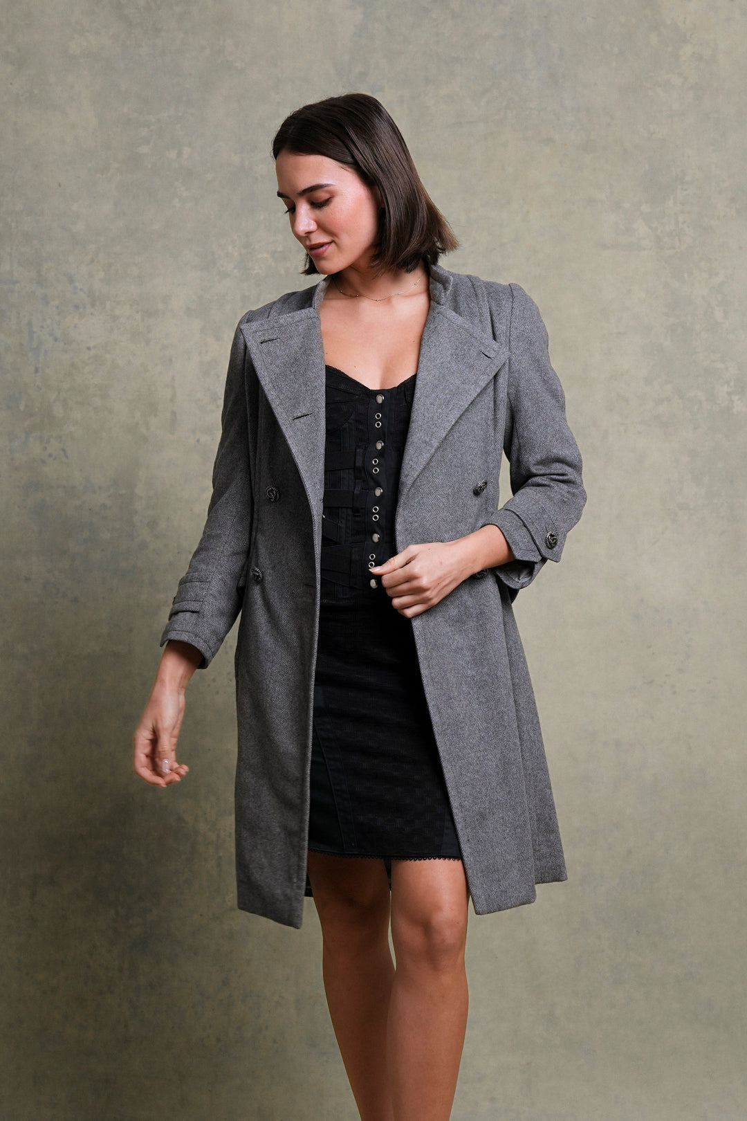 Chanel Haute Couture Grey Cashmere Coat (AW 1974)