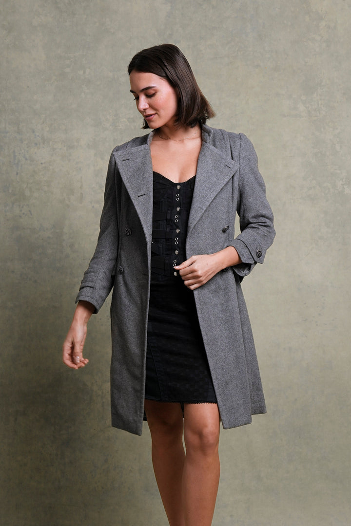 Chanel Haute Couture Grey Cashmere Coat (AW 1974)