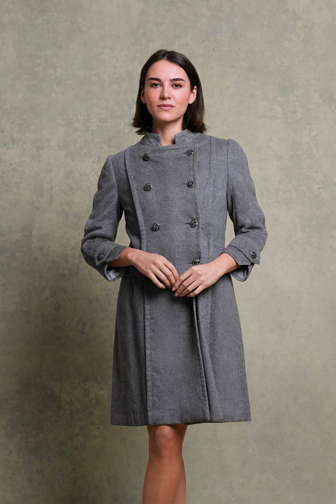 Chanel Haute Couture Grey Cashmere Coat (AW 1974)