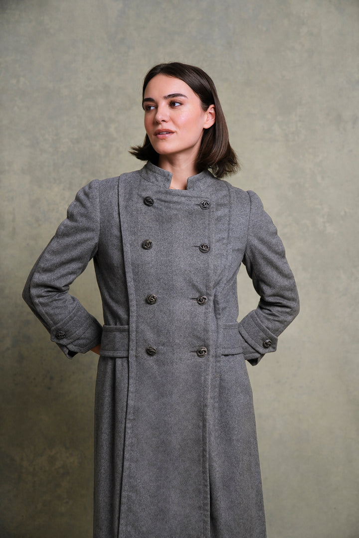 Chanel Haute Couture Grey Cashmere Coat (AW 1974)