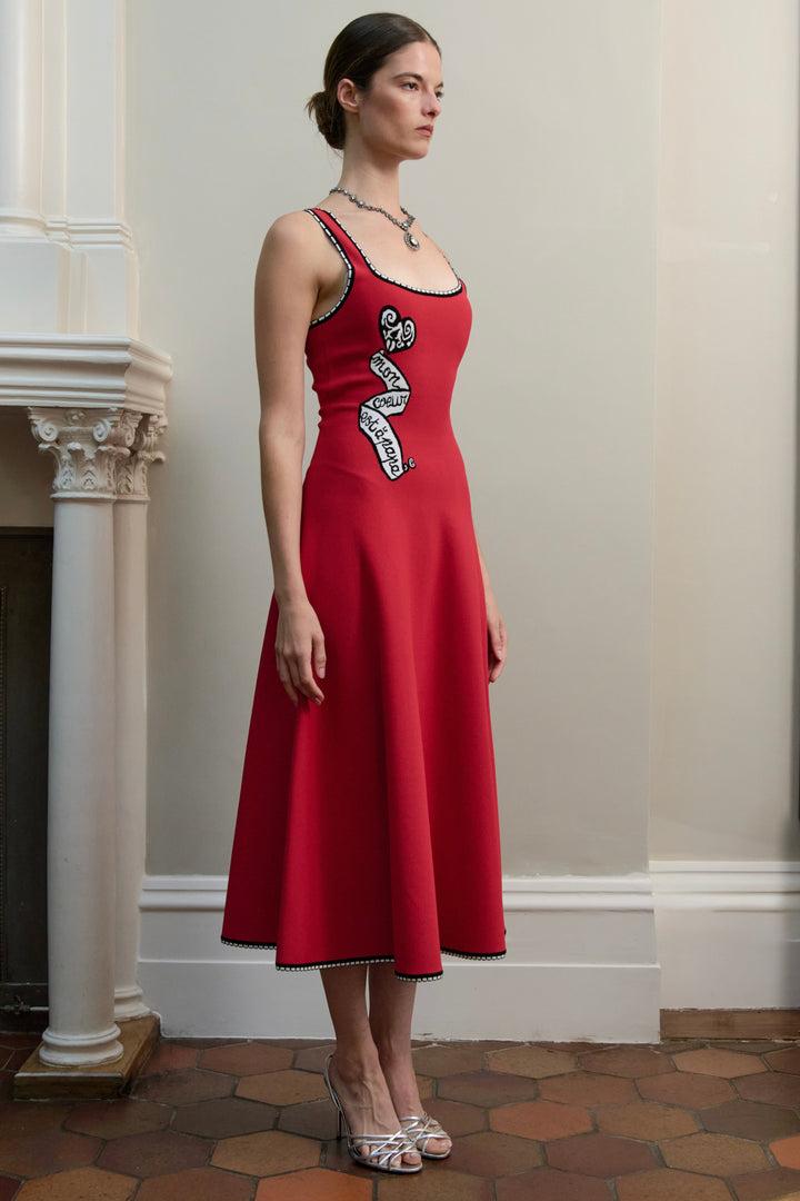 ALAÏA 'Mon Cœur est à Papa' Re-Edition Dress (SS 1992)