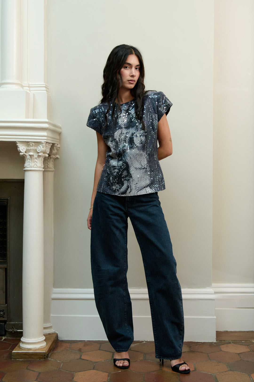 Alexander McQueen Sequin Top (AW 1998)