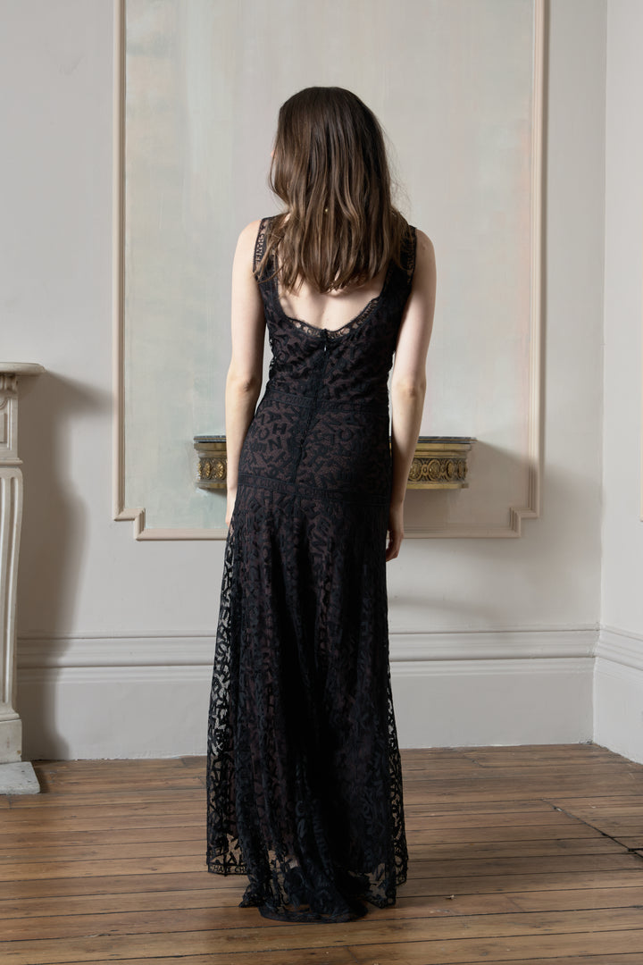 Chanel Long Lace Dress by Karl Lagerfeld (AW 1998)