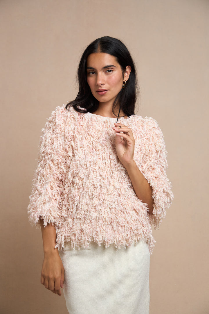 Chanel Pink Fringe Top by Karl Lagerfeld (SS 2018)