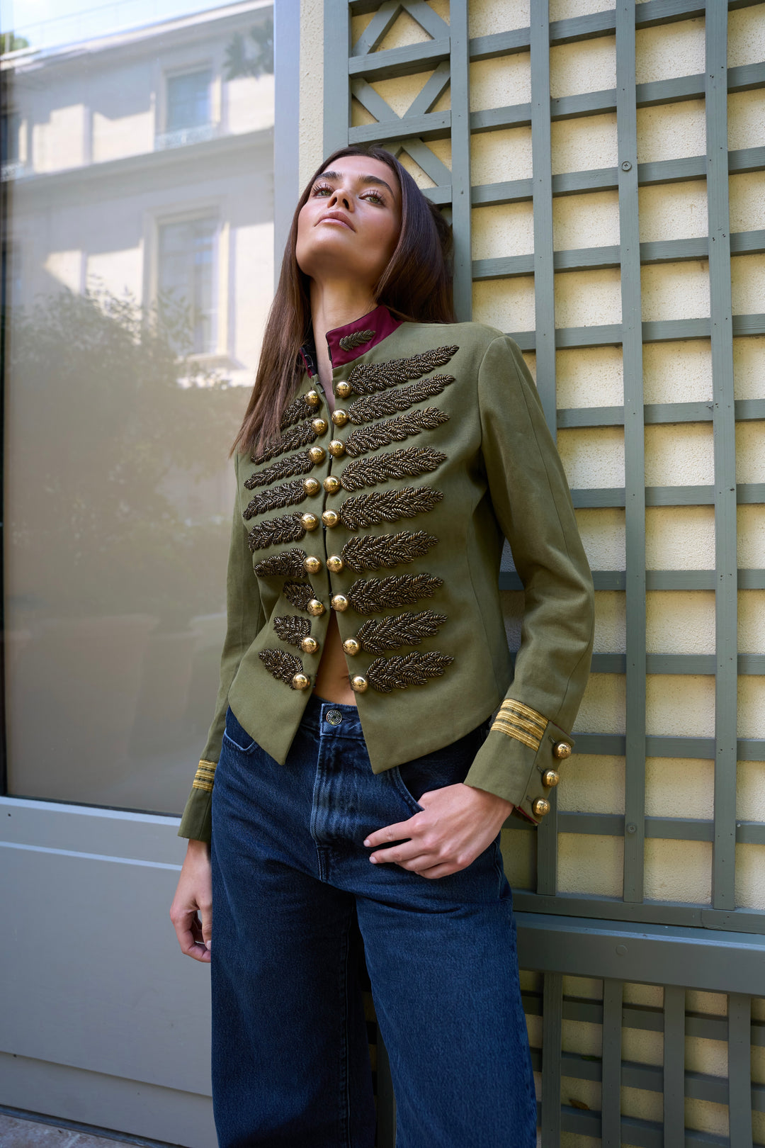 Gucci Military Inspired Jacket by Frida Giannini (SS 2015)