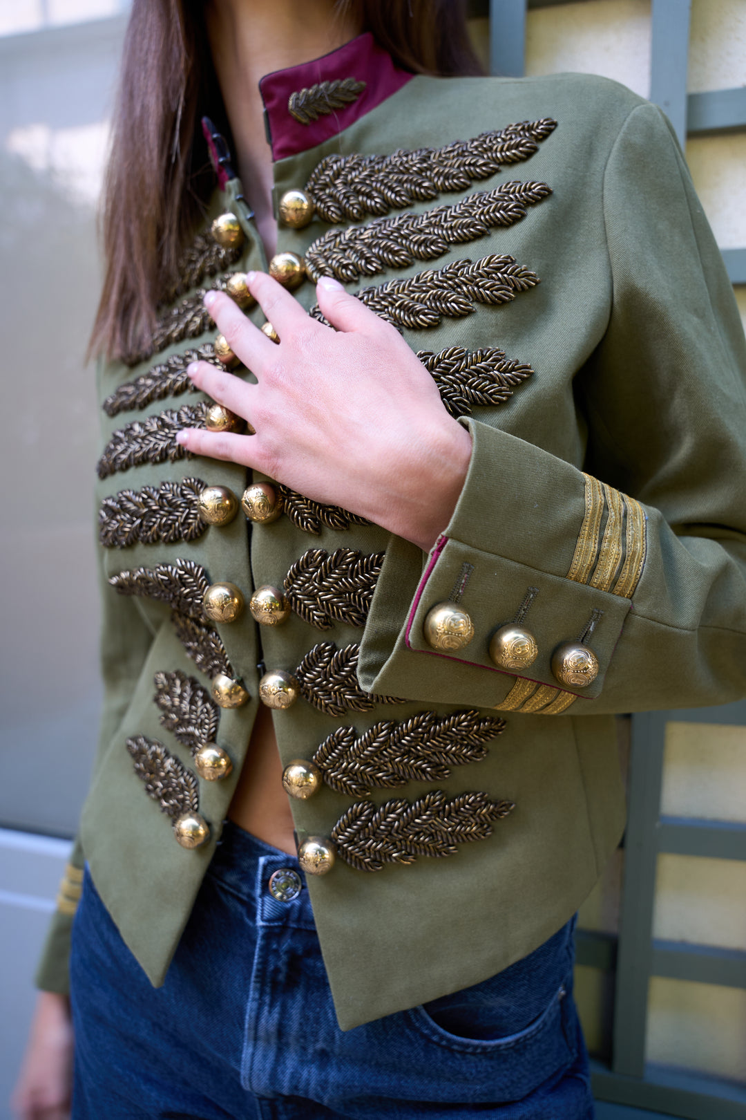 Gucci Military Inspired Jacket by Frida Giannini (SS 2015)