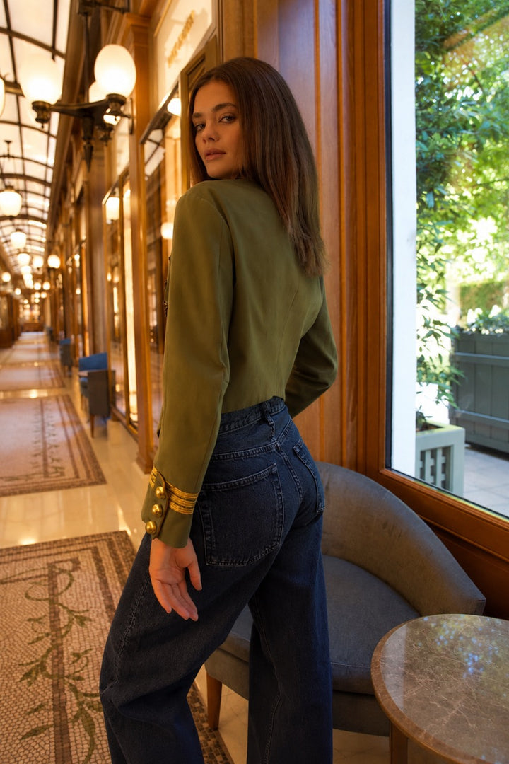 Gucci Military Inspired Jacket by Frida Giannini (SS 2015)