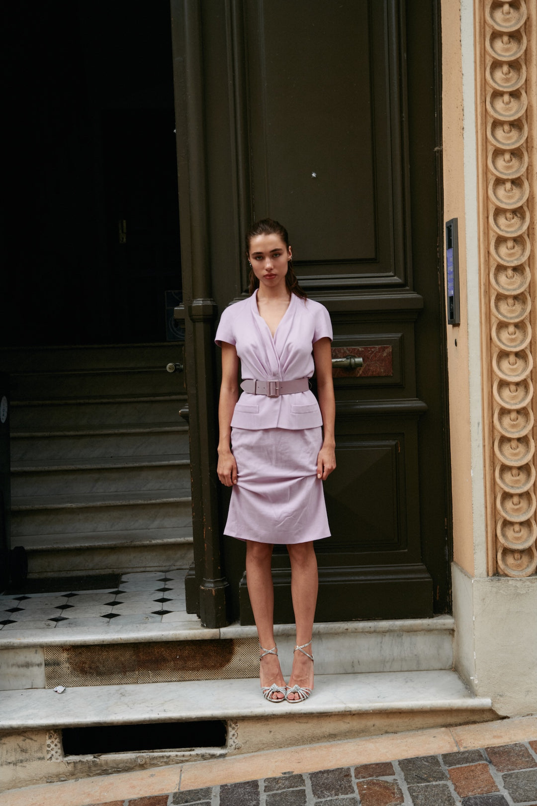 Christian Dior Lilac Suit by John Galliano (SS 2008)