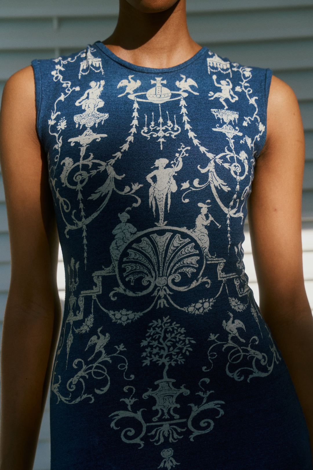 Vivienne Westwood Boulle Print Cotton Mini Dress (AW 1991)