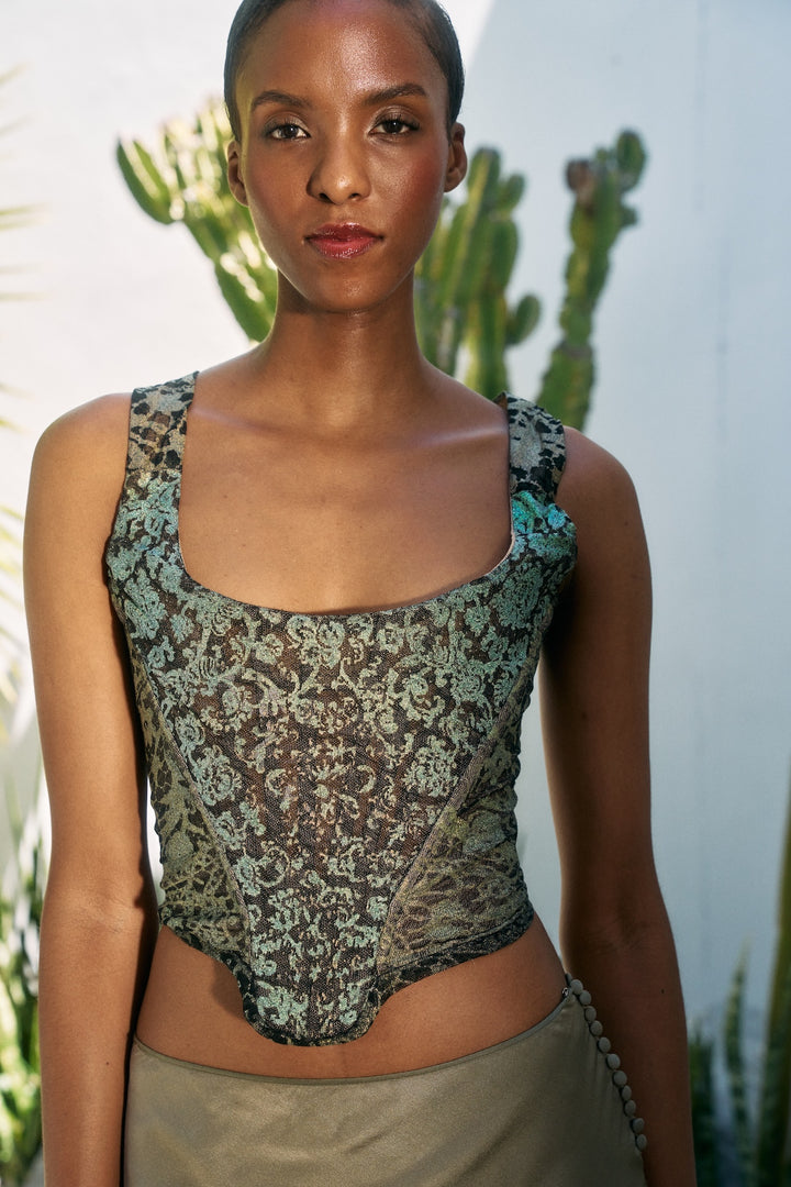 Vivienne Westwood Lace-Print Corset (AW 1992)