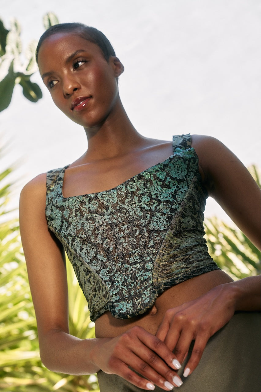 Vivienne Westwood Lace-Print Corset (AW 1992)