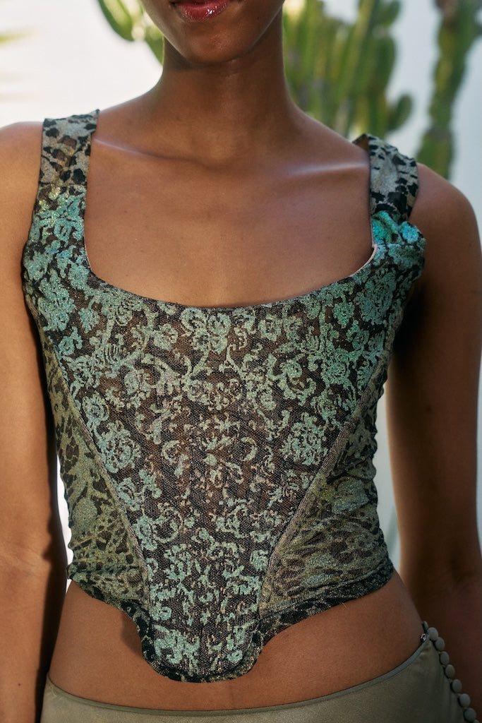 Vivienne Westwood Lace-Print Corset (AW 1992)
