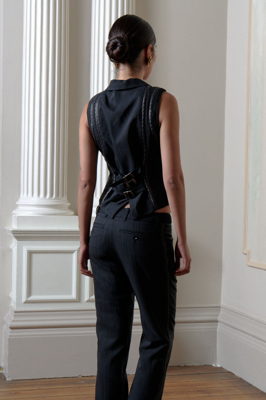Christian Dior Pinstripe Vest Suit by John Galliano (SS 2006)