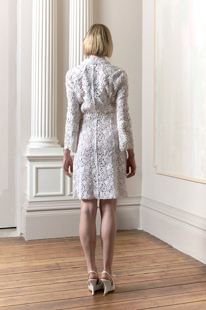 Louis Vuitton Guipure Lace and Organza Coat Dress by Marc Jacobs (SS 2012)