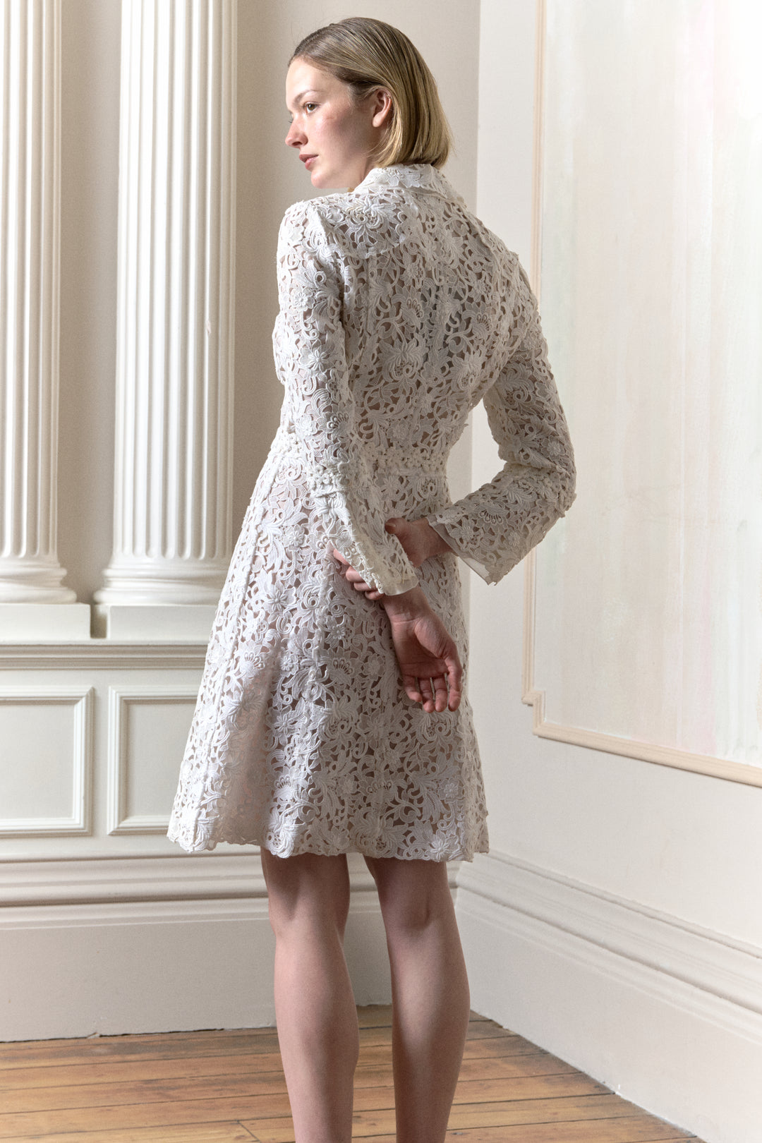 Louis Vuitton Guipure Lace and Organza Coat Dress by Marc Jacobs (SS 2012)