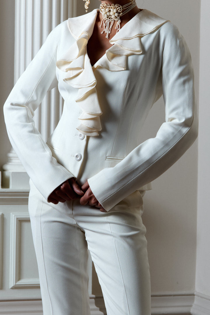 Christian Dior Ecru Silk Suit by John Galliano (SS 2008)