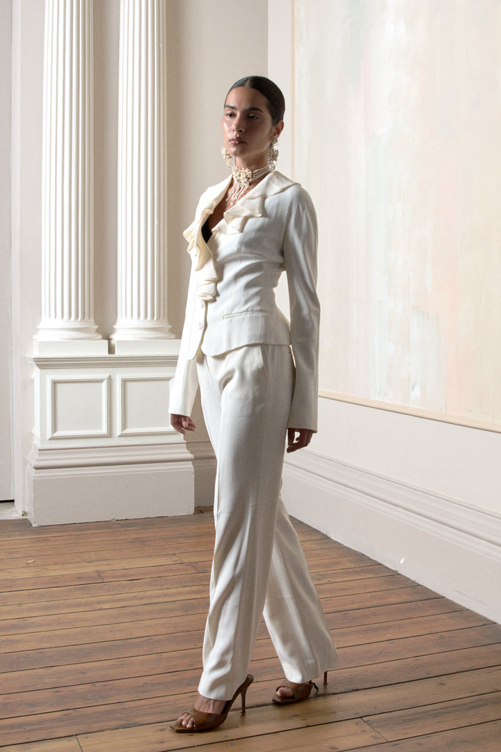 Christian Dior Ecru Silk Suit by John Galliano (SS 2008)