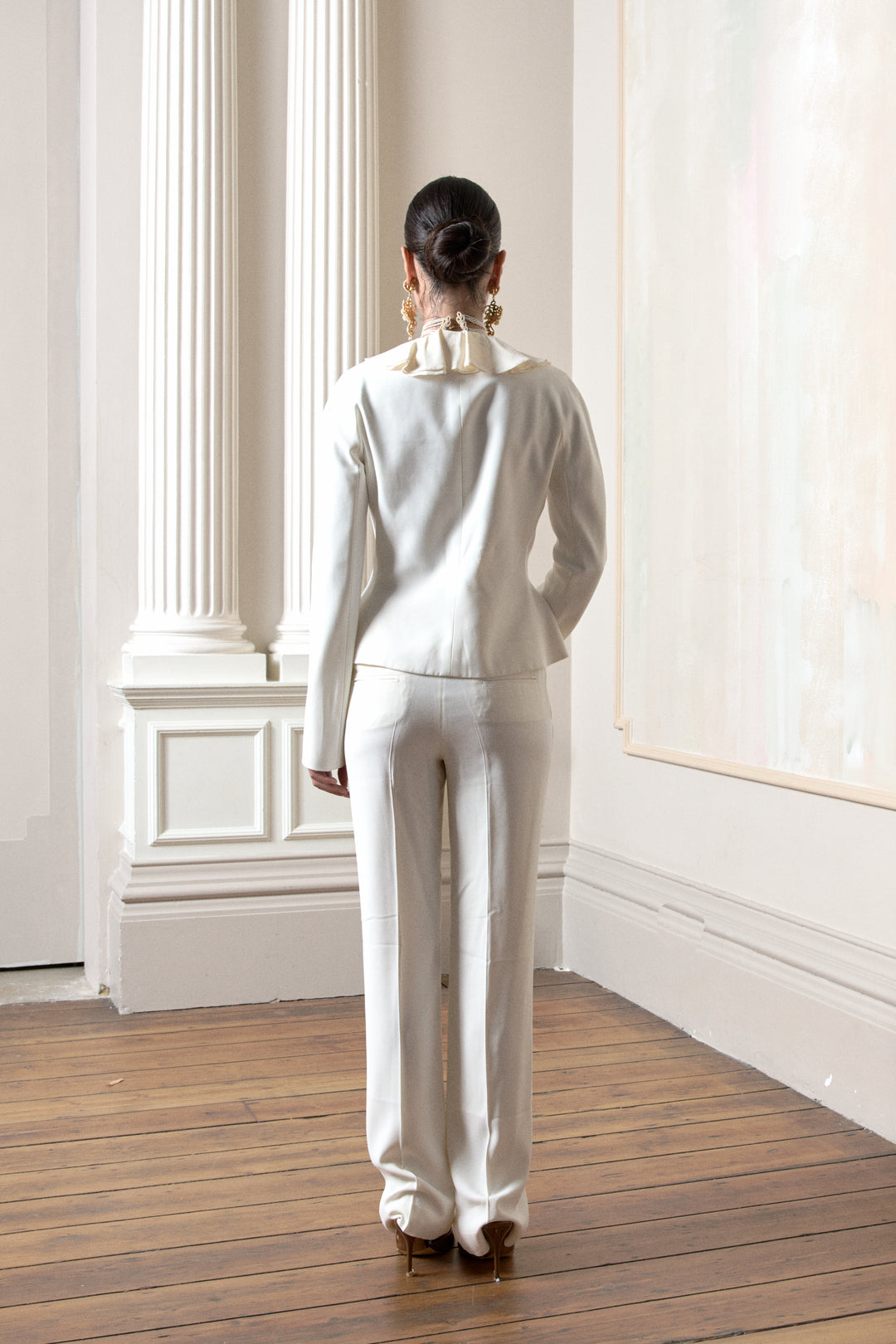 Christian Dior Ecru Silk Suit by John Galliano (SS 2008)