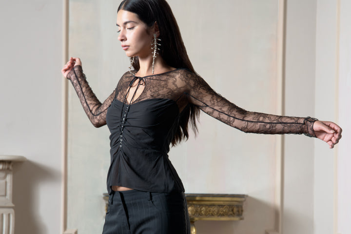 Christian Dior Silk Lace Top by John Galliano (SS 2010)