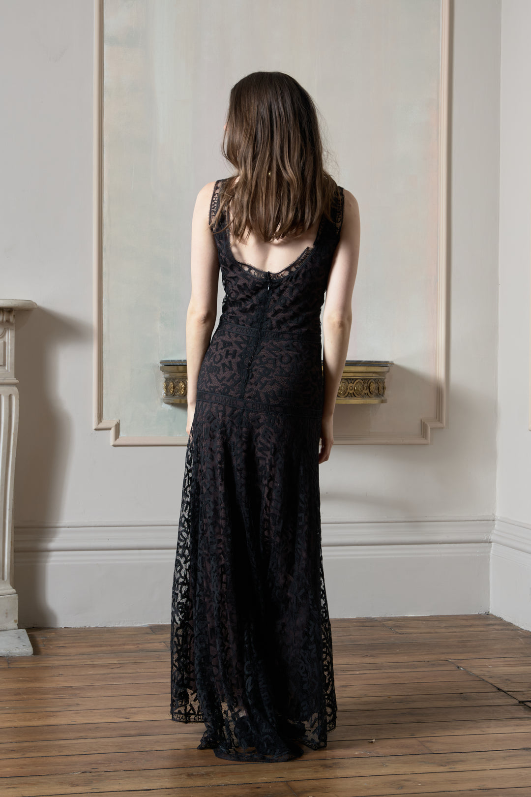 Chanel Long Lace Dress by Karl Lagerfeld (AW 1998)