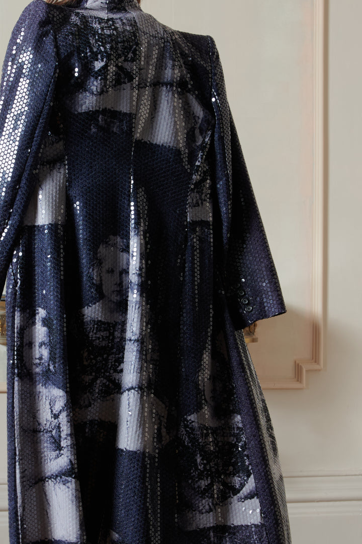 Alexander McQueen 'Drei Mädchen' Sequin Coat (AW 1998)