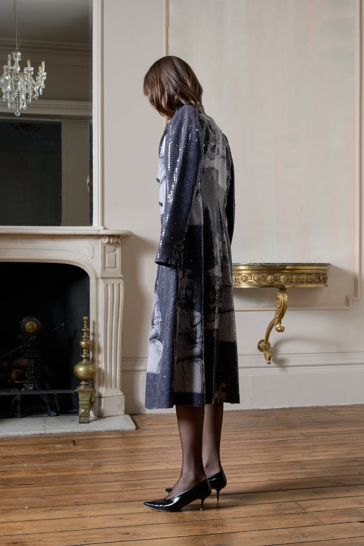 Alexander McQueen 'Drei Mädchen' Sequin Coat (AW 1998)