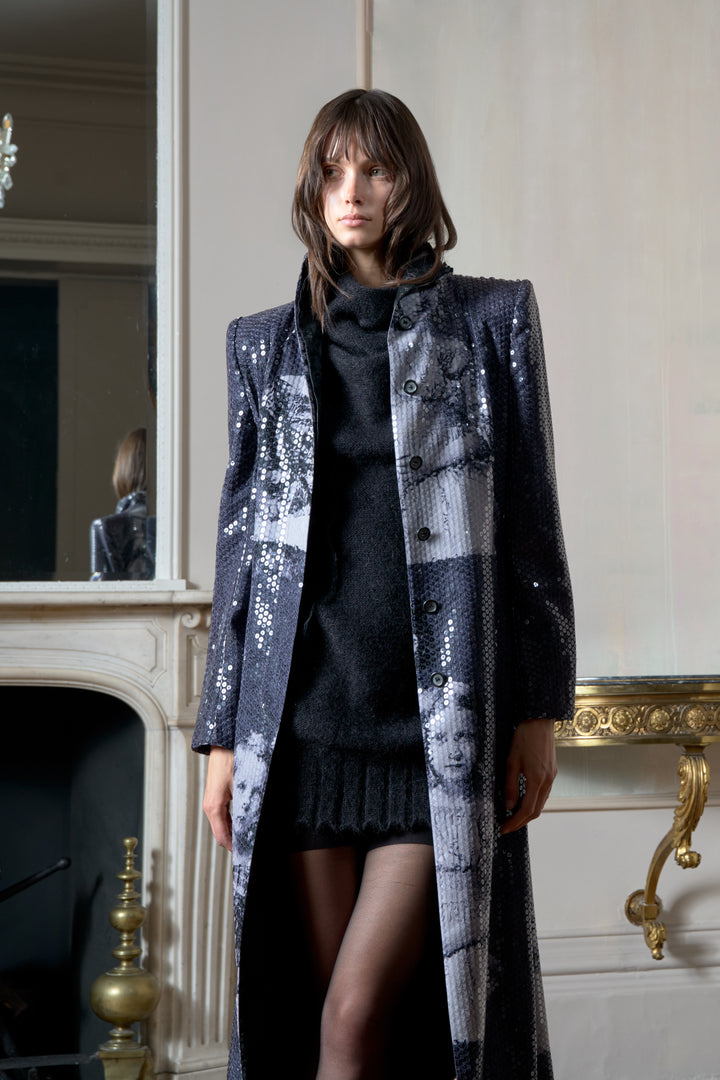 Alexander McQueen 'Drei Mädchen' Sequin Coat (AW 1998)