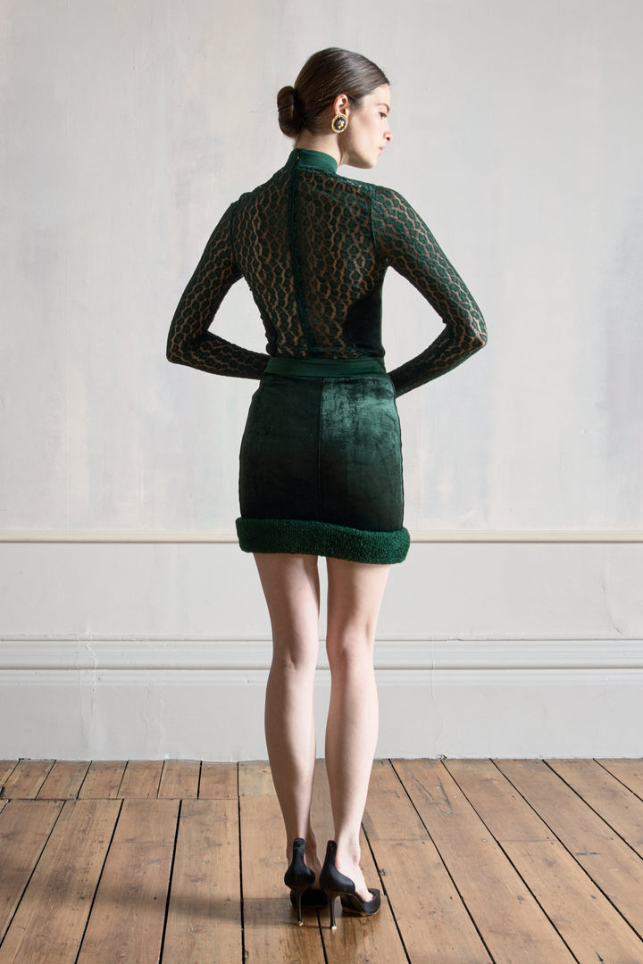 ALAÏA Bodysuit and Mini Skirt Set (AW 1991)