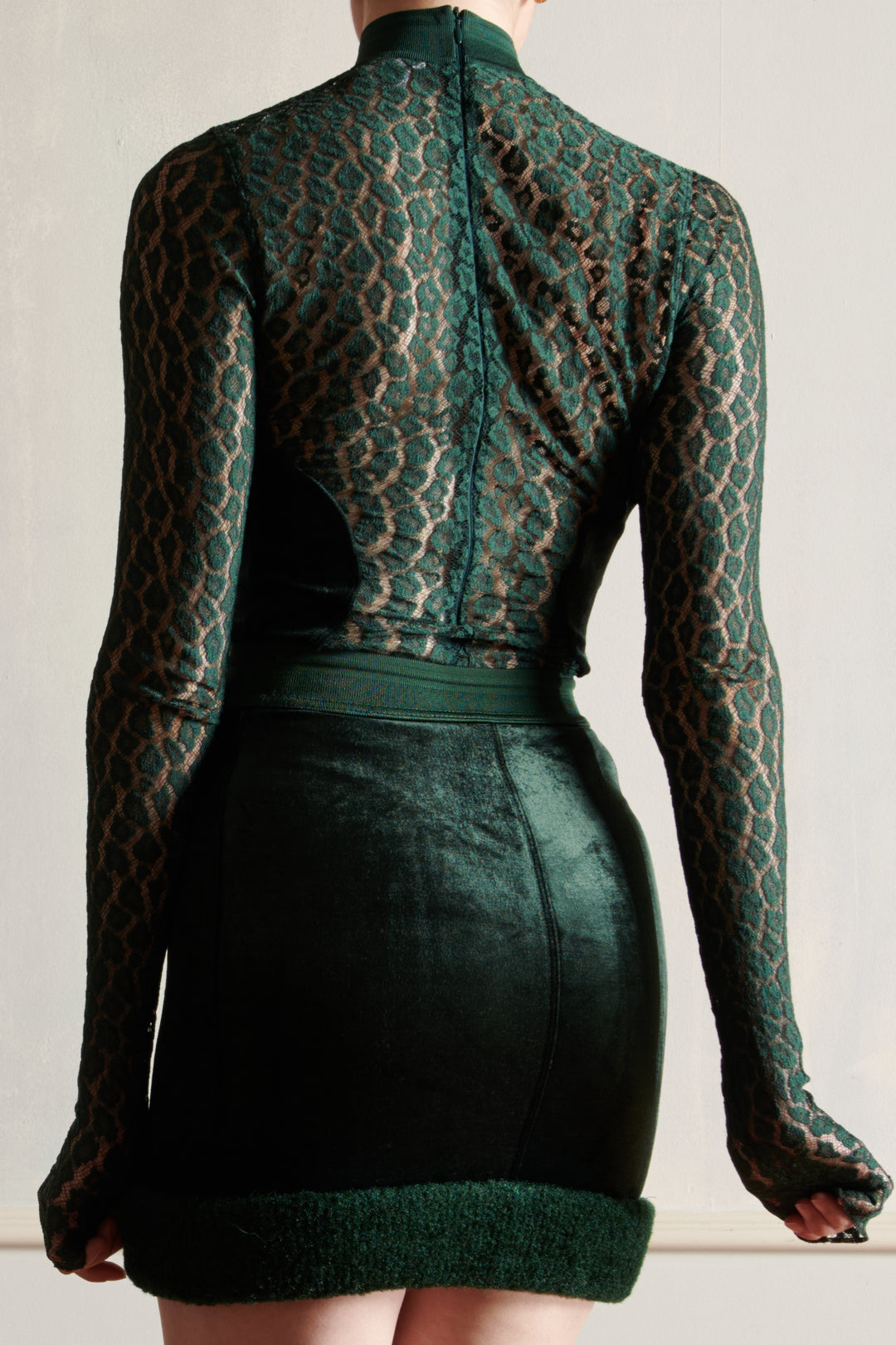 ALAÏA Bodysuit and Mini Skirt Set (AW 1991)