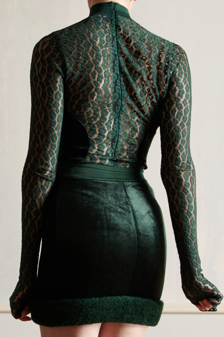 ALAÏA Bodysuit and Mini Skirt Set (AW 1991)